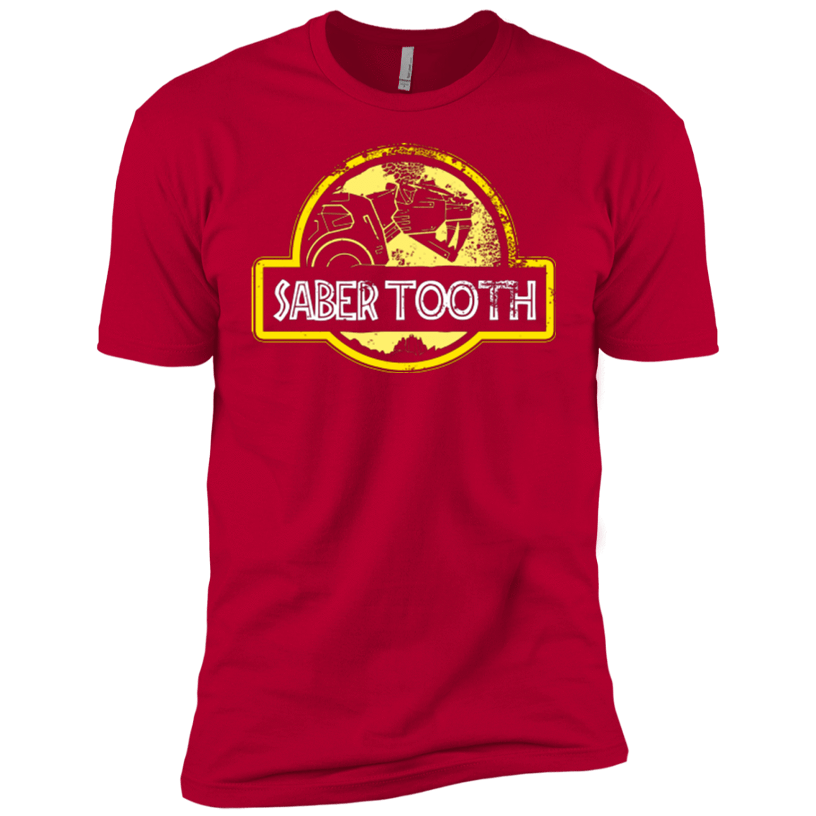 T-Shirts Red / YXS Jurassic Power Yellow Boys Premium T-Shirt