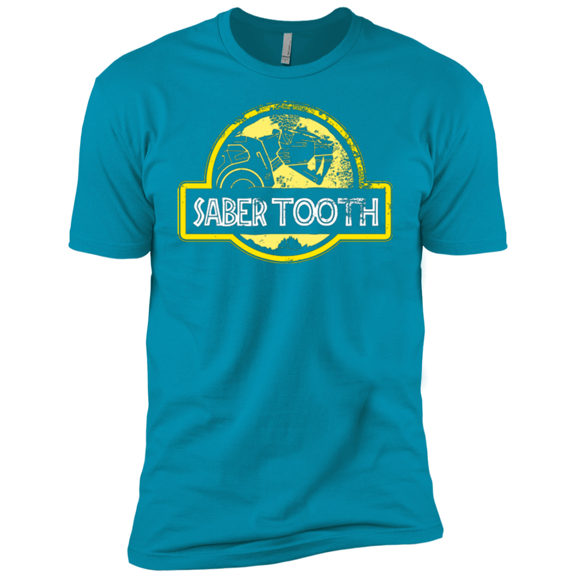 T-Shirts Turquoise / YXS Jurassic Power Yellow Boys Premium T-Shirt