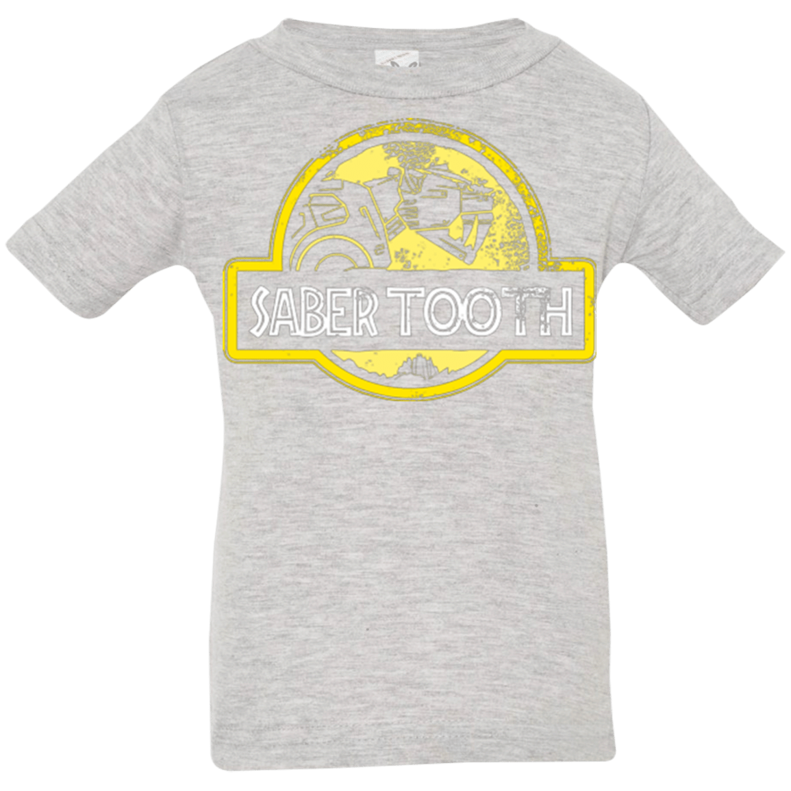 T-Shirts Heather / 6 Months Jurassic Power Yellow Infant Premium T-Shirt