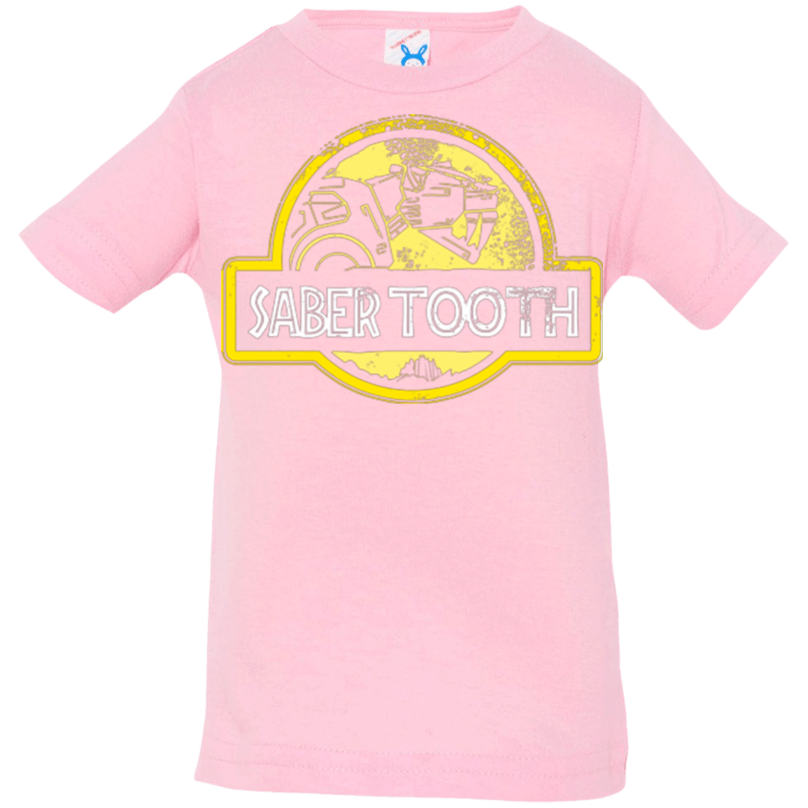T-Shirts Pink / 6 Months Jurassic Power Yellow Infant Premium T-Shirt