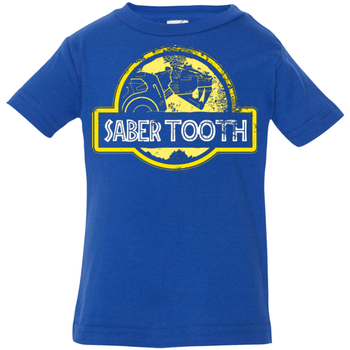 T-Shirts Royal / 6 Months Jurassic Power Yellow Infant Premium T-Shirt