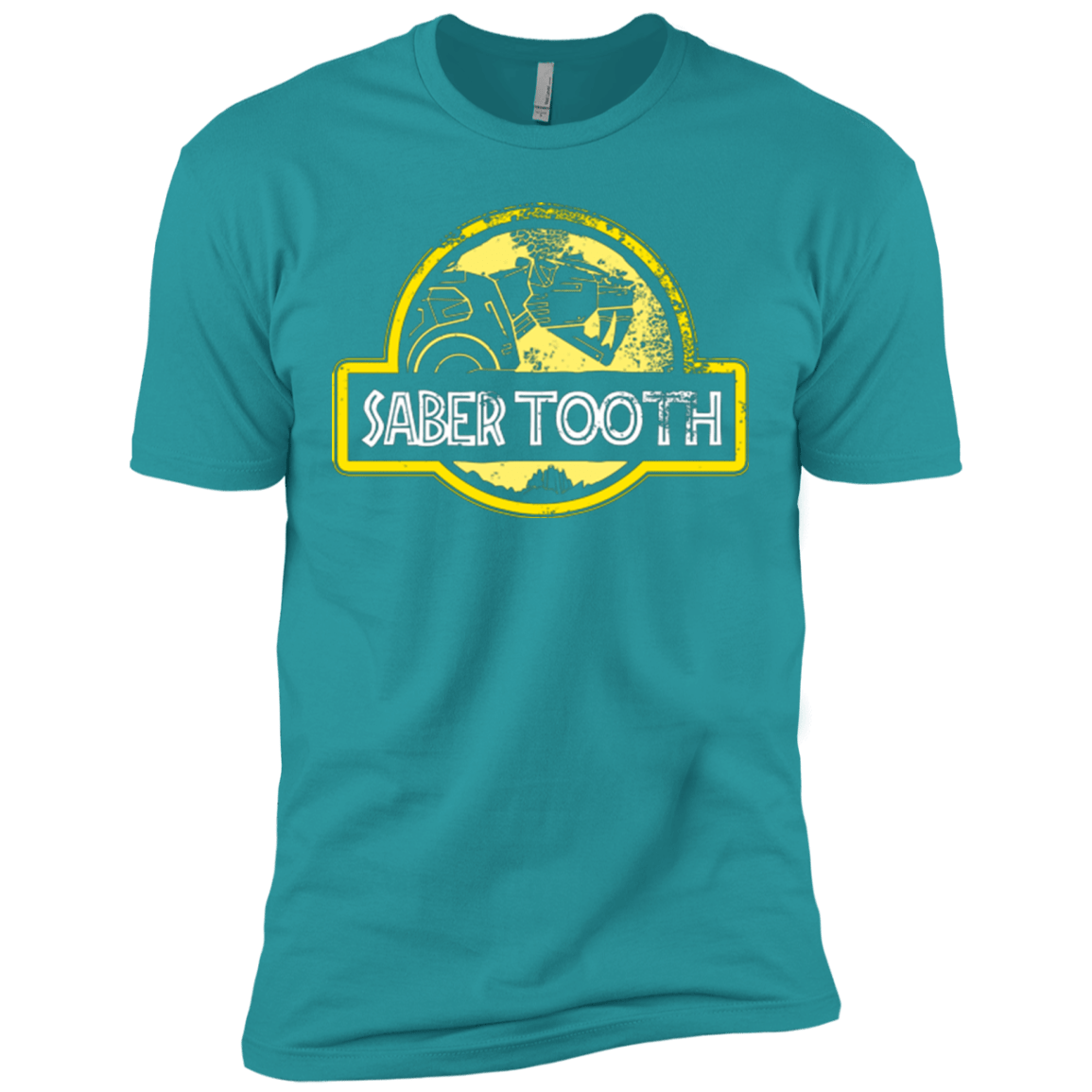 T-Shirts Tahiti Blue / X-Small Jurassic Power Yellow Men's Premium T-Shirt