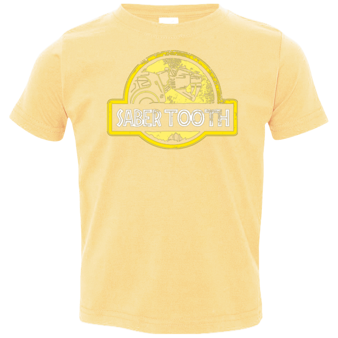 T-Shirts Butter / 2T Jurassic Power Yellow Toddler Premium T-Shirt