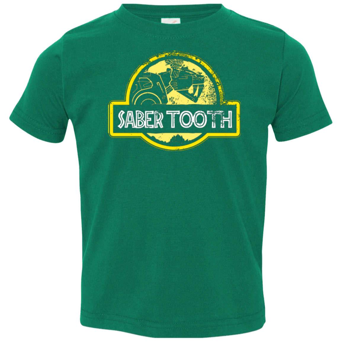 T-Shirts Kelly / 2T Jurassic Power Yellow Toddler Premium T-Shirt