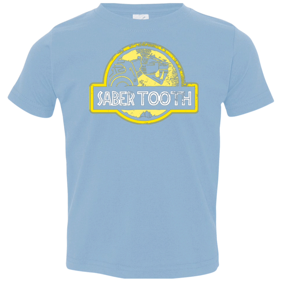 T-Shirts Light Blue / 2T Jurassic Power Yellow Toddler Premium T-Shirt