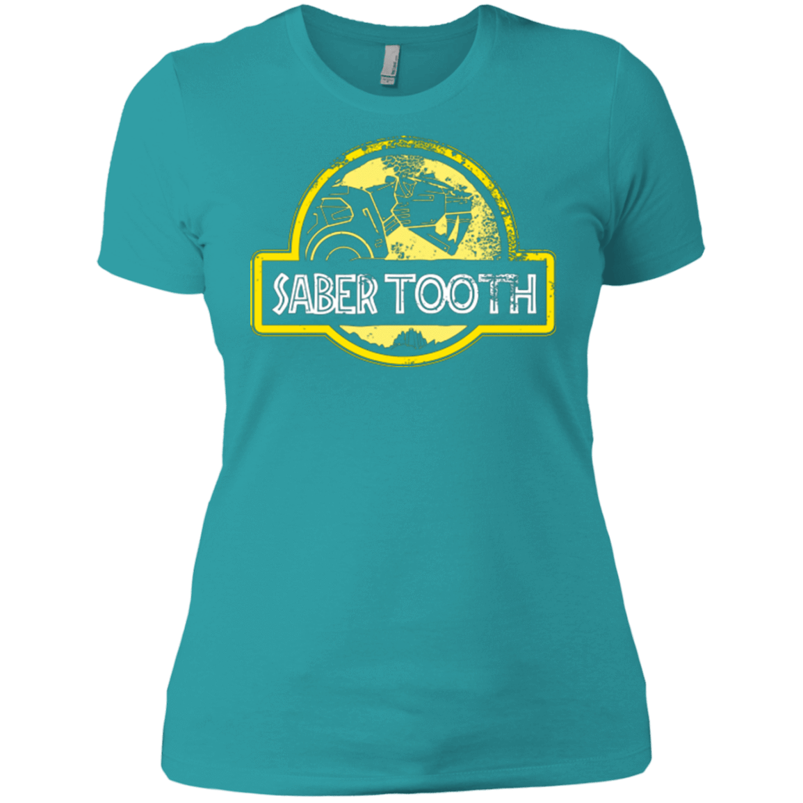 T-Shirts Tahiti Blue / X-Small Jurassic Power Yellow Women's Premium T-Shirt