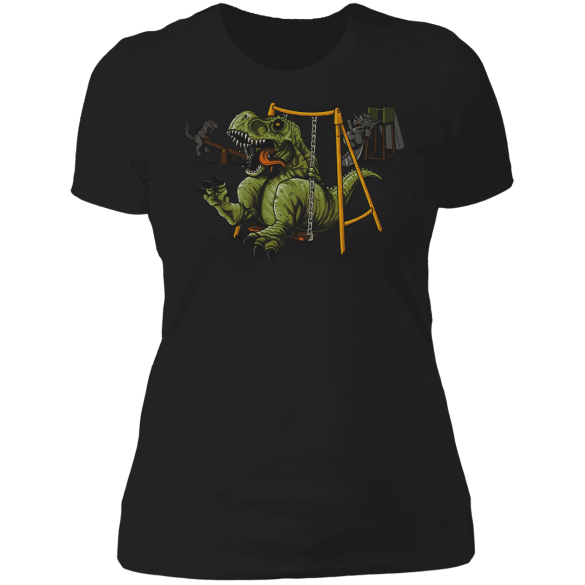 T-Shirts Black / X-Small Jurassic Swing Women's Premium T-Shirt