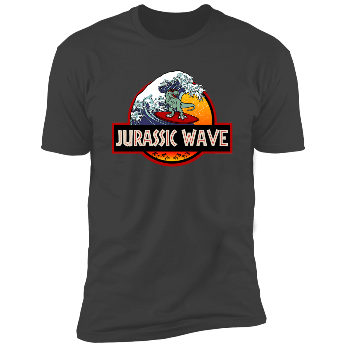 T-Shirts Heavy Metal / S Jurassic Wave Men's Premium T-Shirt