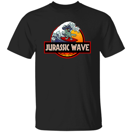 T-Shirts Black / S Jurassic Wave T-Shirt