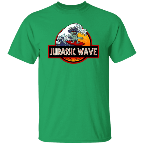 T-Shirts Irish Green / S Jurassic Wave T-Shirt
