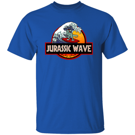 T-Shirts Royal / S Jurassic Wave T-Shirt