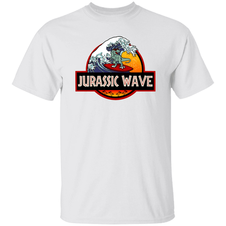 T-Shirts White / S Jurassic Wave T-Shirt