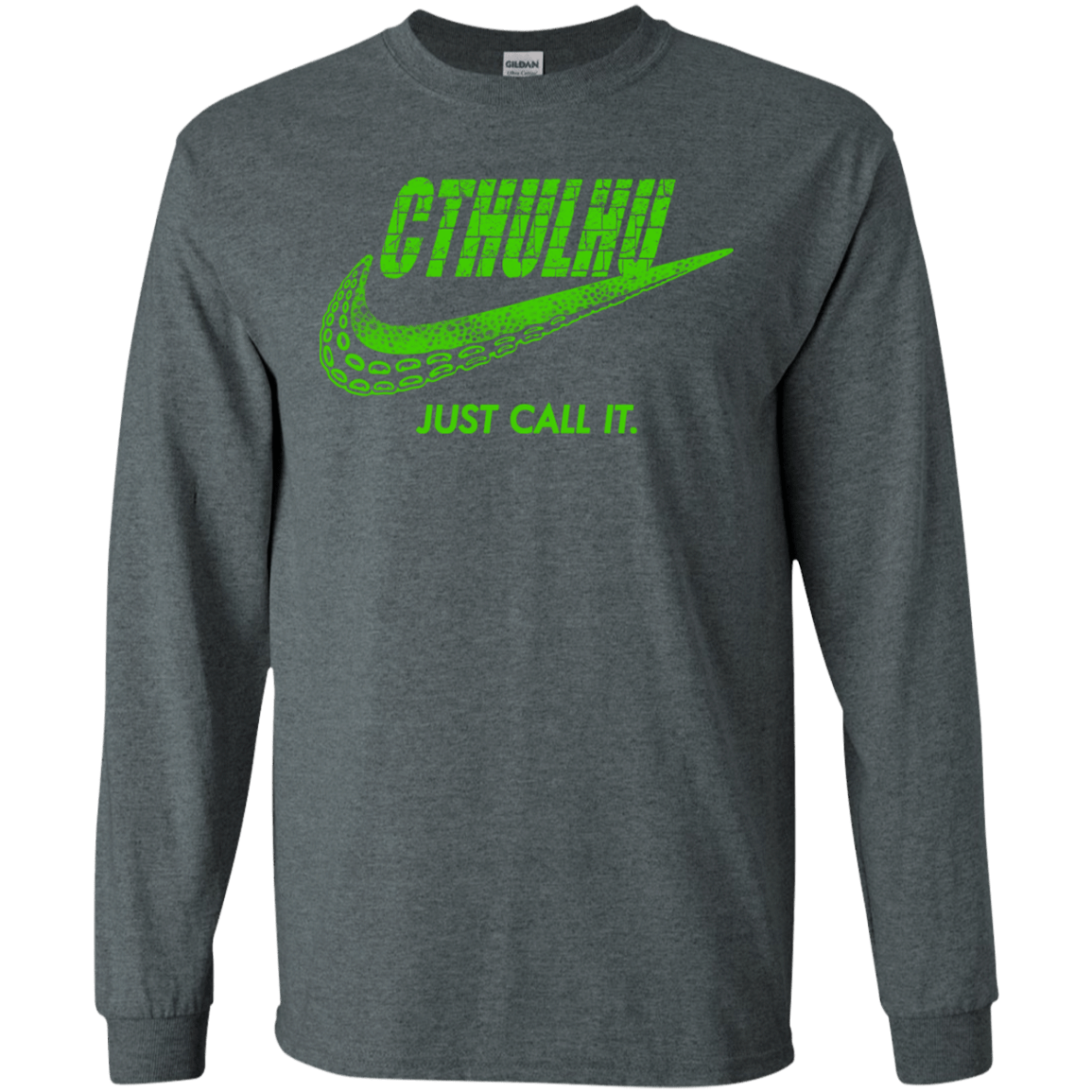 T-Shirts Dark Heather / S Just Call It Men's Long Sleeve T-Shirt