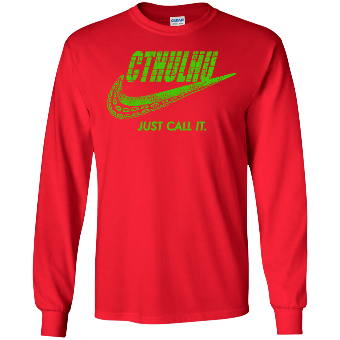 T-Shirts Red / S Just Call It Men's Long Sleeve T-Shirt