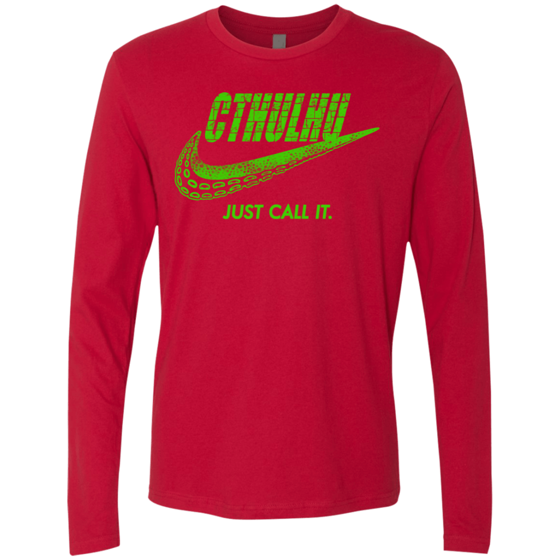 T-Shirts Red / S Just Call It Men's Premium Long Sleeve