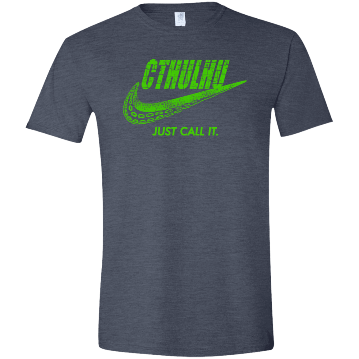 T-Shirts Heather Navy / S Just Call It Men's Semi-Fitted Softstyle