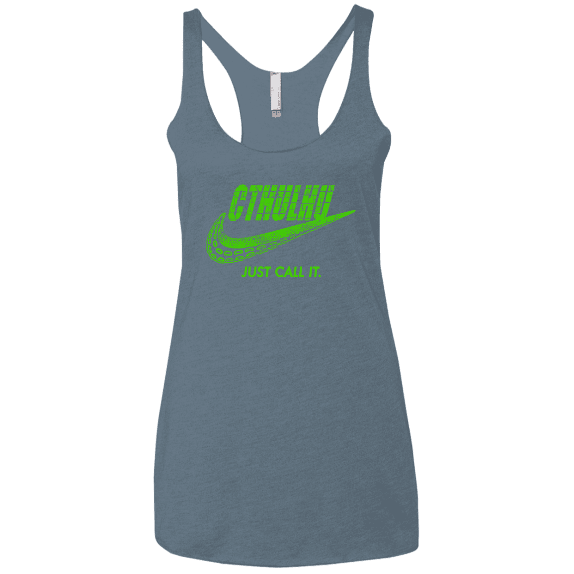 T-Shirts Indigo / X-Small Just Call It Women's Triblend Racerback Tank