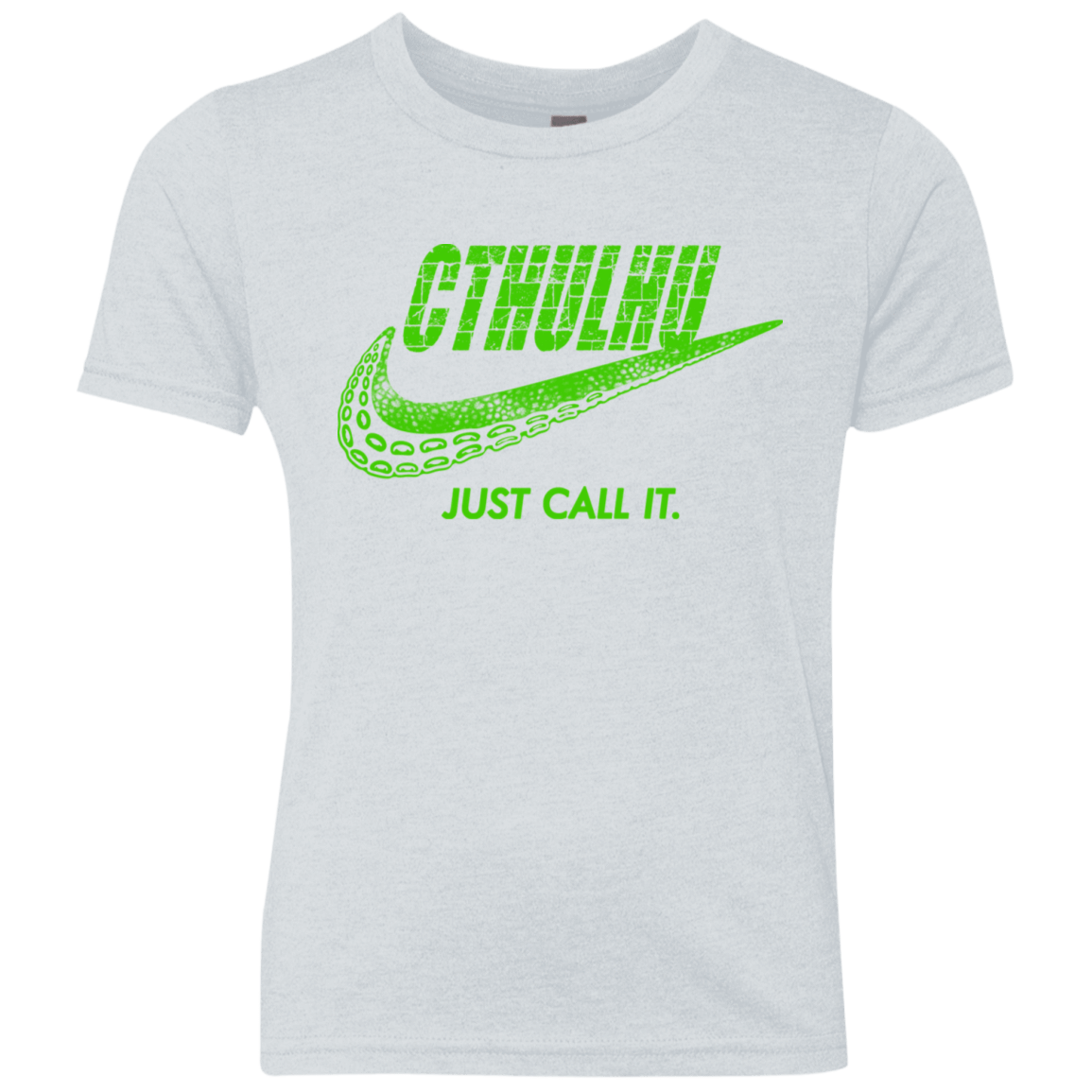 T-Shirts Heather White / YXS Just Call It Youth Triblend T-Shirt