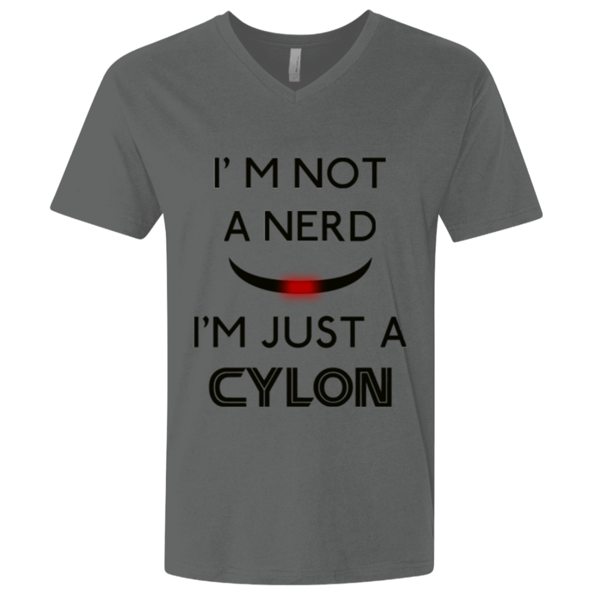 T-Shirts Heavy Metal / X-Small Just cylon Men's Premium V-Neck