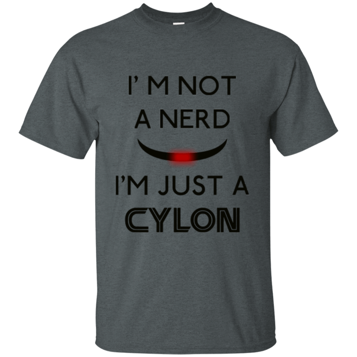 T-Shirts Dark Heather / Small Just cylon T-Shirt