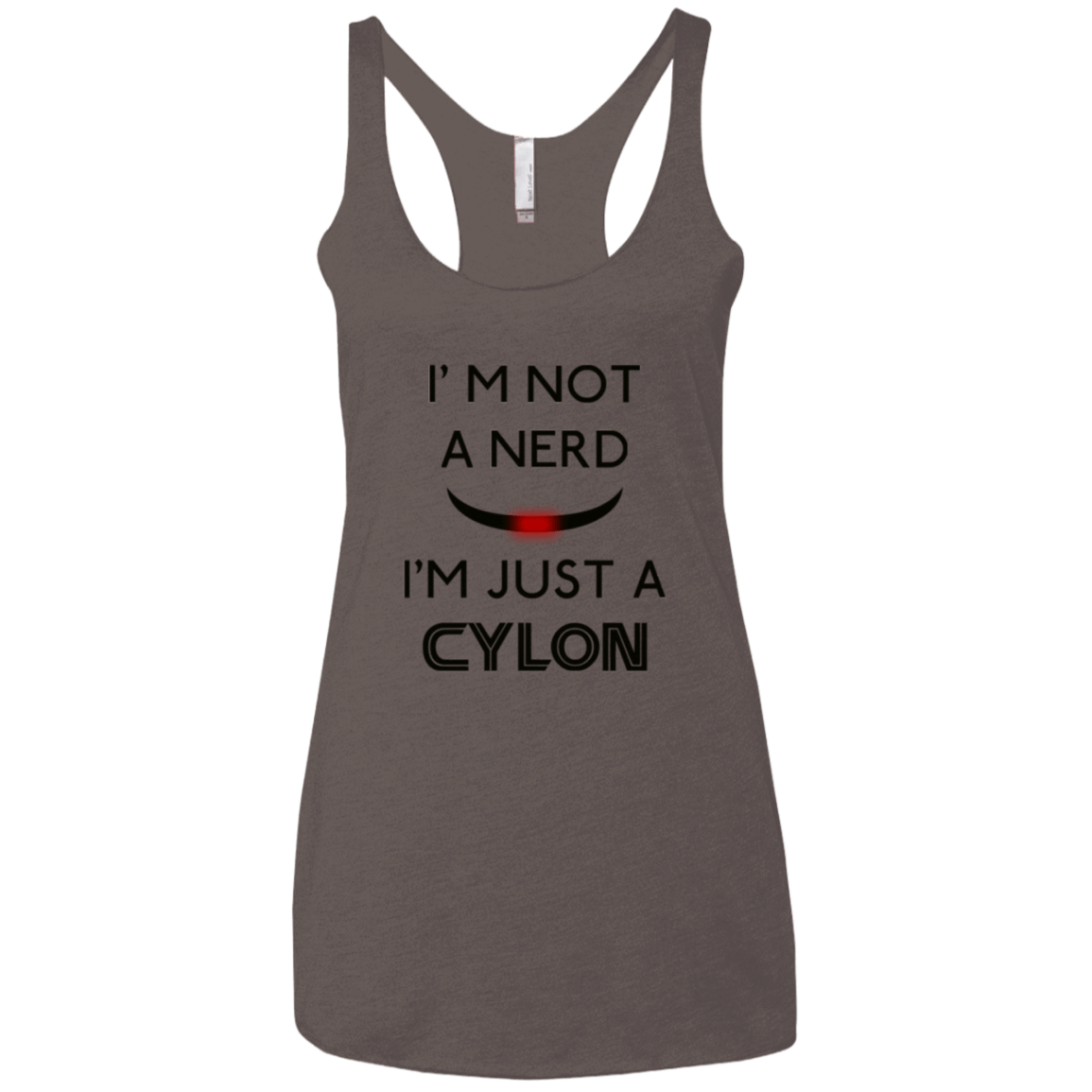 T-Shirts Macchiato / X-Small Just cylon Women's Triblend Racerback Tank