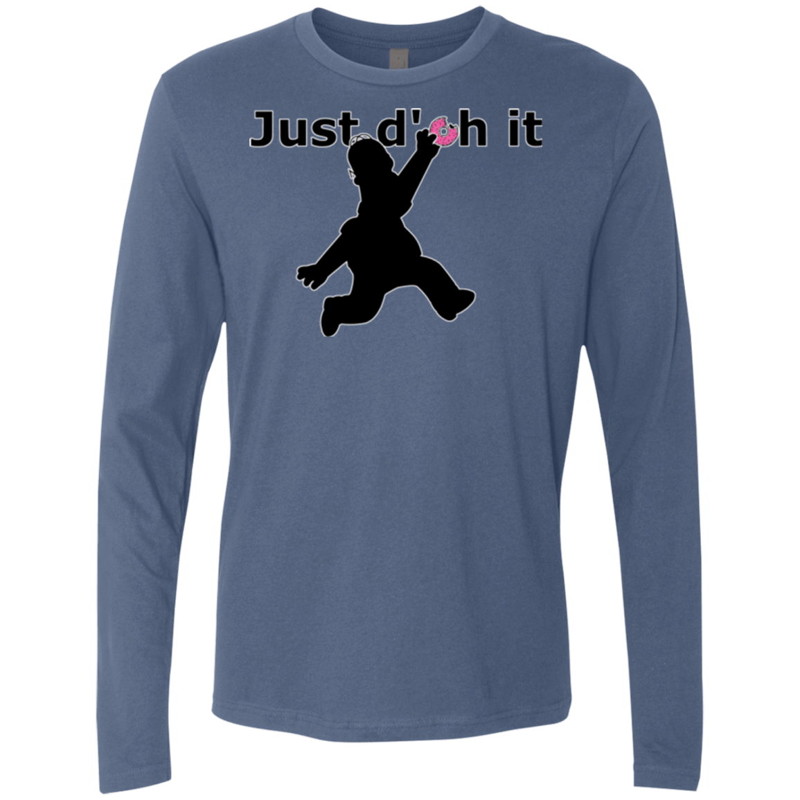 T-Shirts Indigo / Small Just doh it Men's Premium Long Sleeve