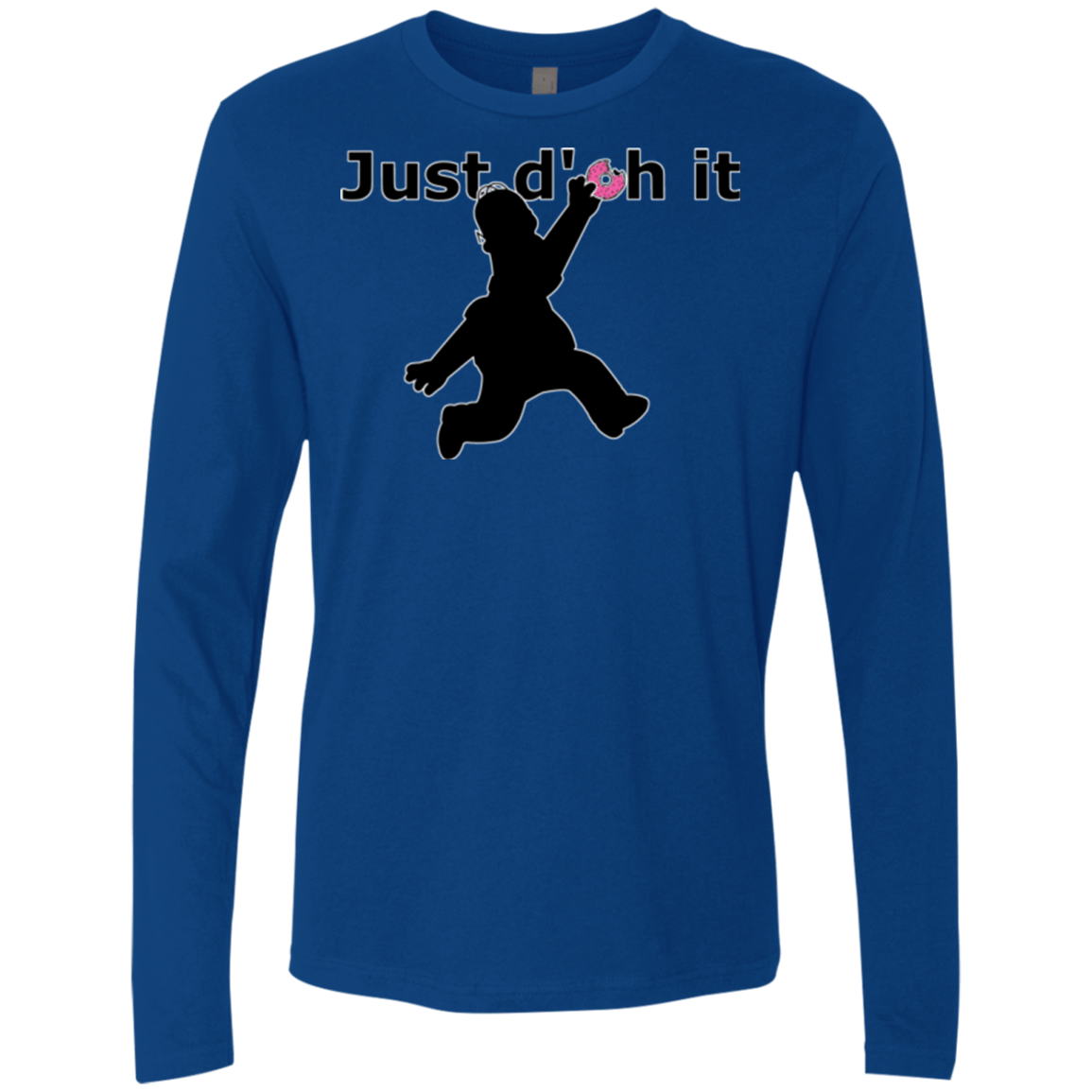T-Shirts Royal / Small Just doh it Men's Premium Long Sleeve
