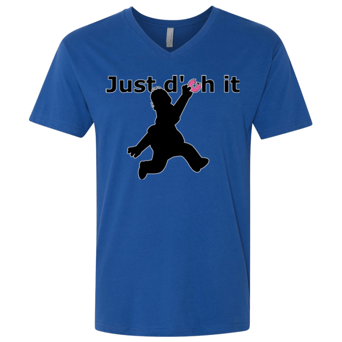 T-Shirts Royal / X-Small Just doh it Men's Premium V-Neck