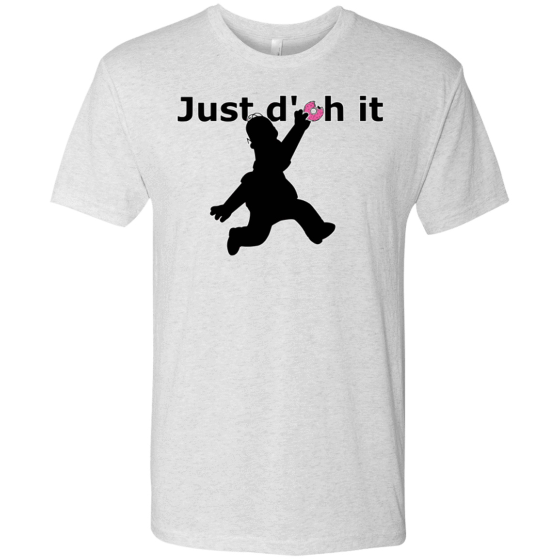 T-Shirts Heather White / Small Just doh it Men's Triblend T-Shirt