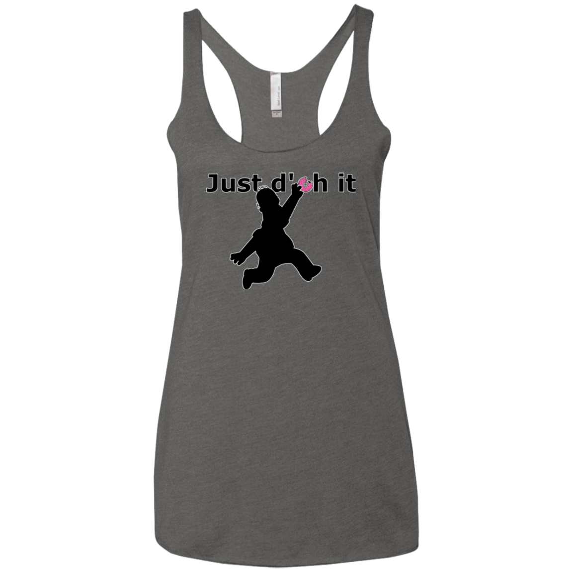 T-Shirts Premium Heather / X-Small Just doh it Women's Triblend Racerback Tank