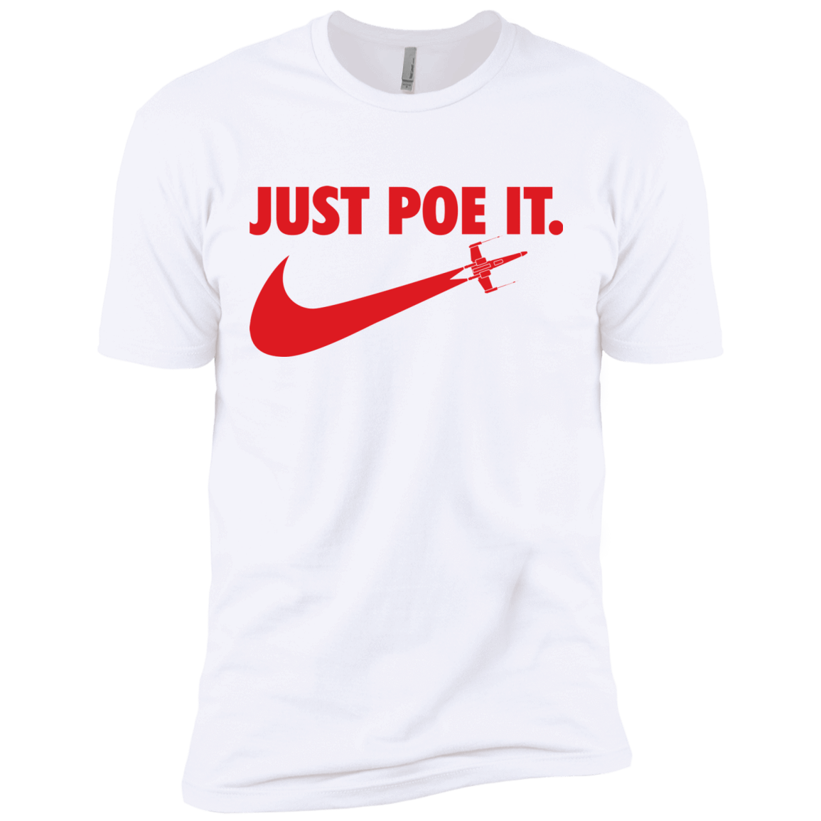 T-Shirts White / X-Small Just Poe It Men's Premium T-Shirt
