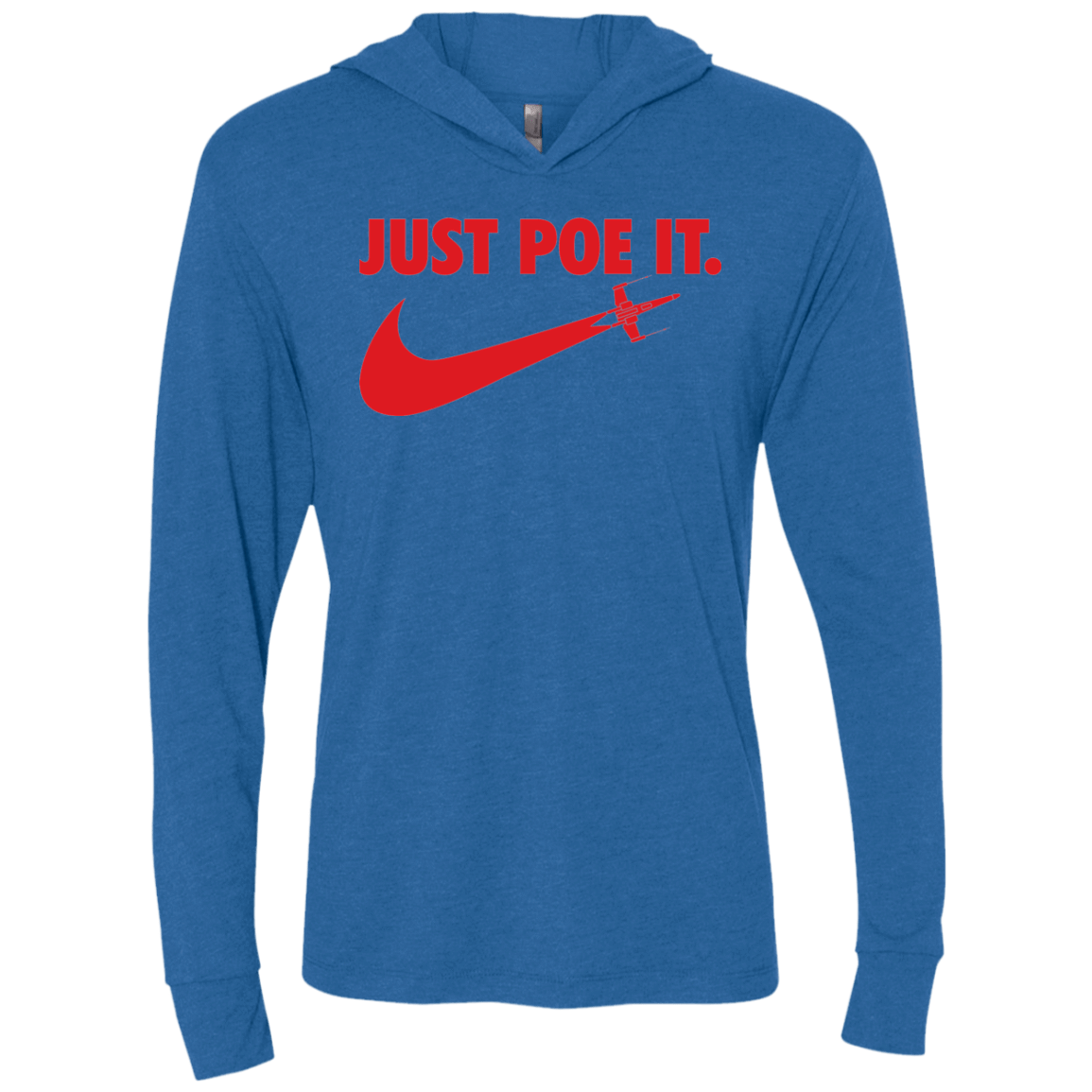 T-Shirts Vintage Royal / X-Small Just Poe It Triblend Long Sleeve Hoodie Tee