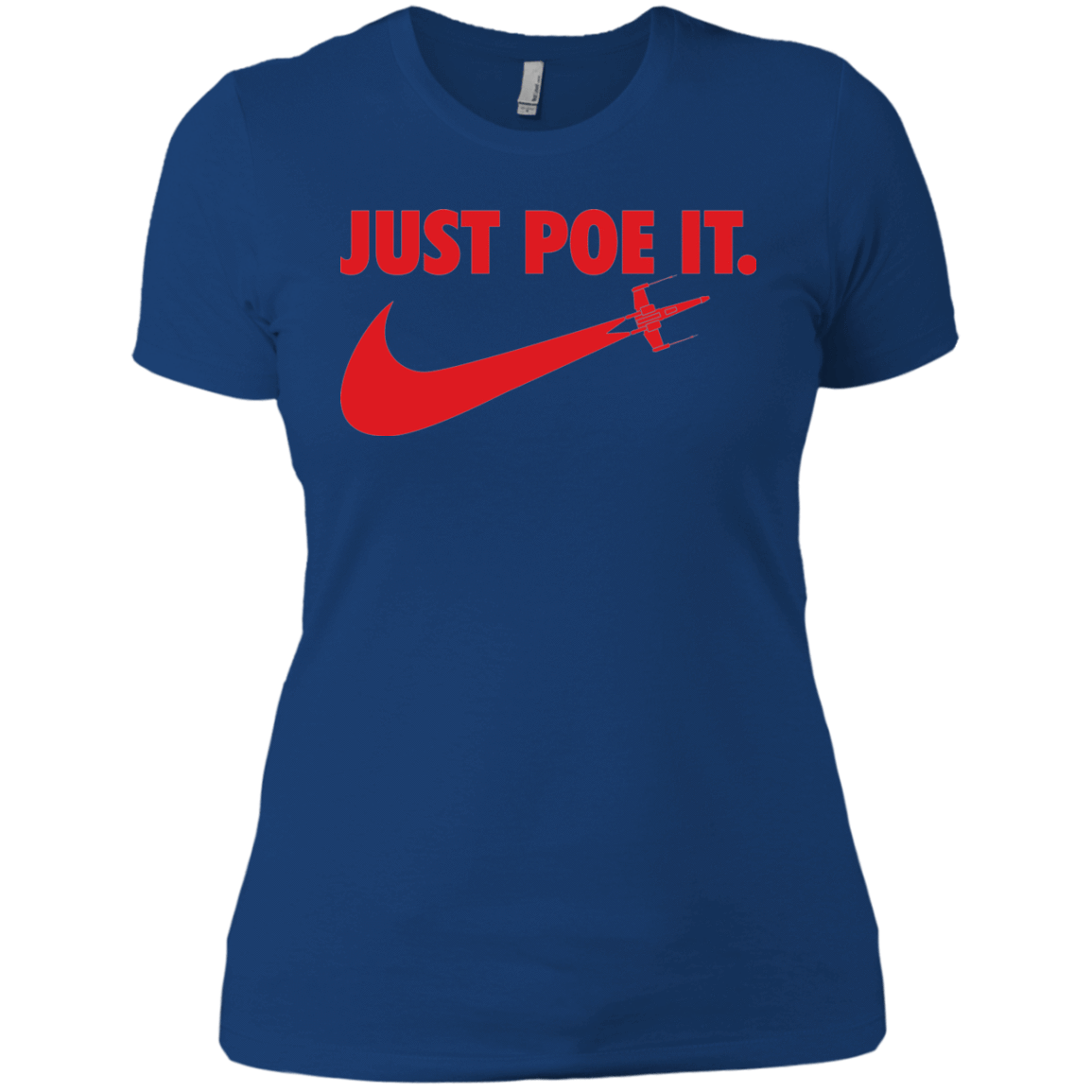 T-Shirts Royal / X-Small Just Poe It Women's Premium T-Shirt