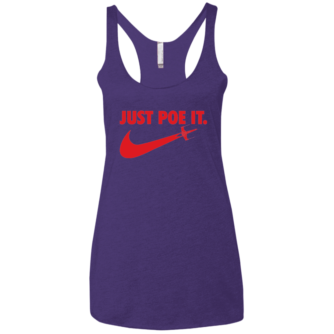 Just Poe It Women's Triblend Racerback Tank