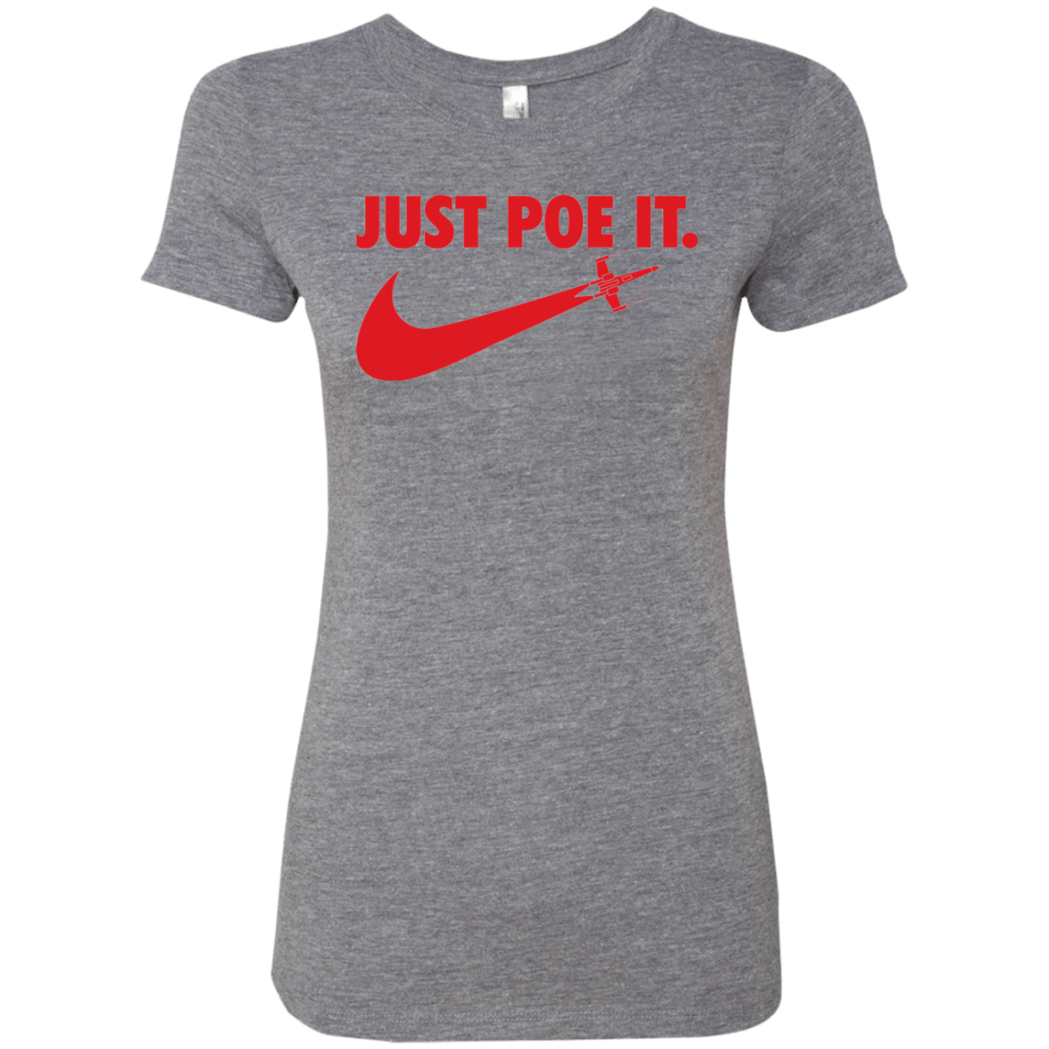 T-Shirts Premium Heather / Small Just Poe It Women's Triblend T-Shirt