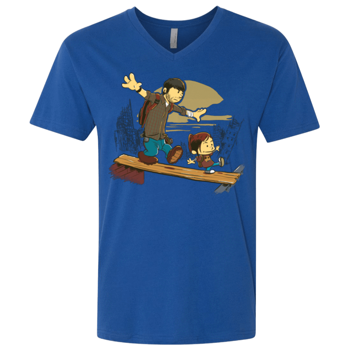 T-Shirts Royal / X-Small Just the 2 of Us Men's Premium V-Neck