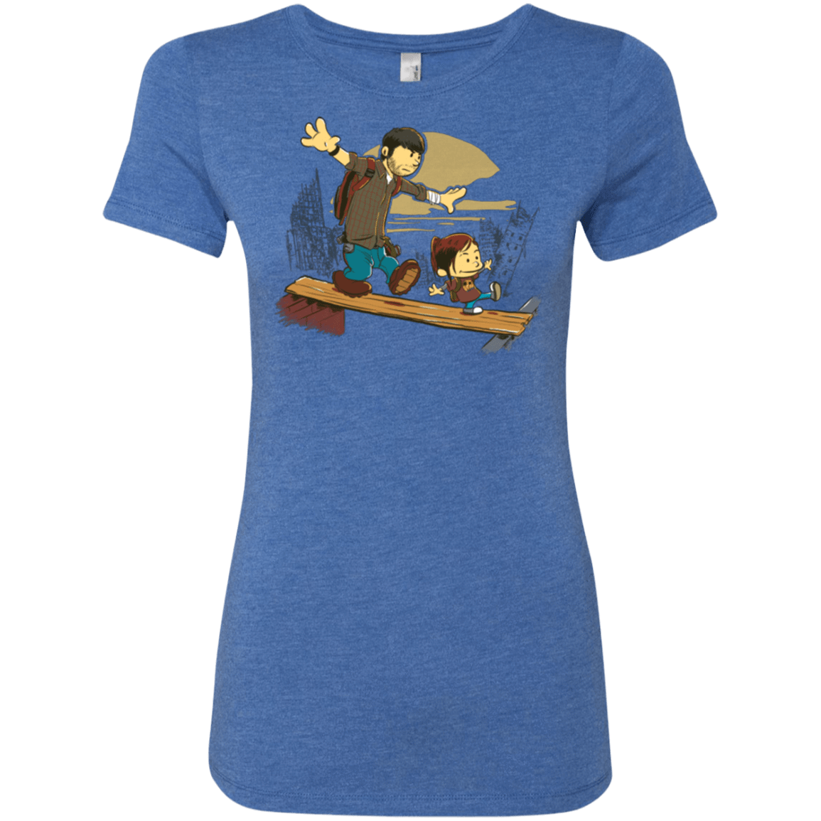 T-Shirts Vintage Royal / Small Just the 2 of Us Women's Triblend T-Shirt