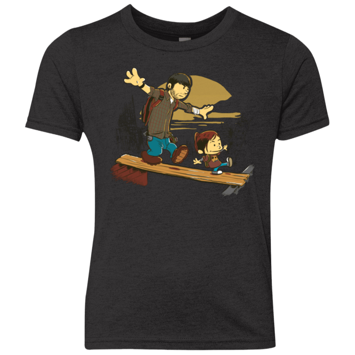 T-Shirts Vintage Black / YXS Just the 2 of Us Youth Triblend T-Shirt