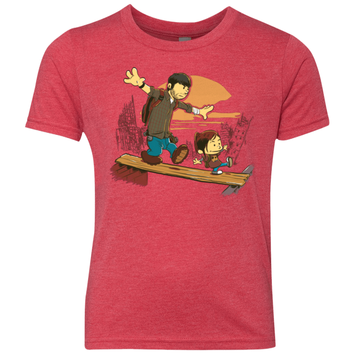 T-Shirts Vintage Red / YXS Just the 2 of Us Youth Triblend T-Shirt