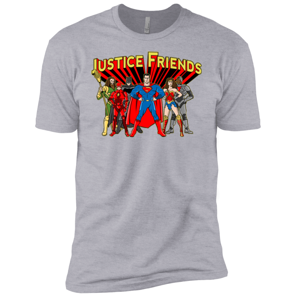 T-Shirts Heather Grey / YXS Justice Friends Boys Premium T-Shirt