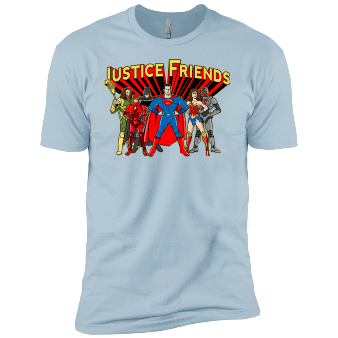 T-Shirts Light Blue / YXS Justice Friends Boys Premium T-Shirt
