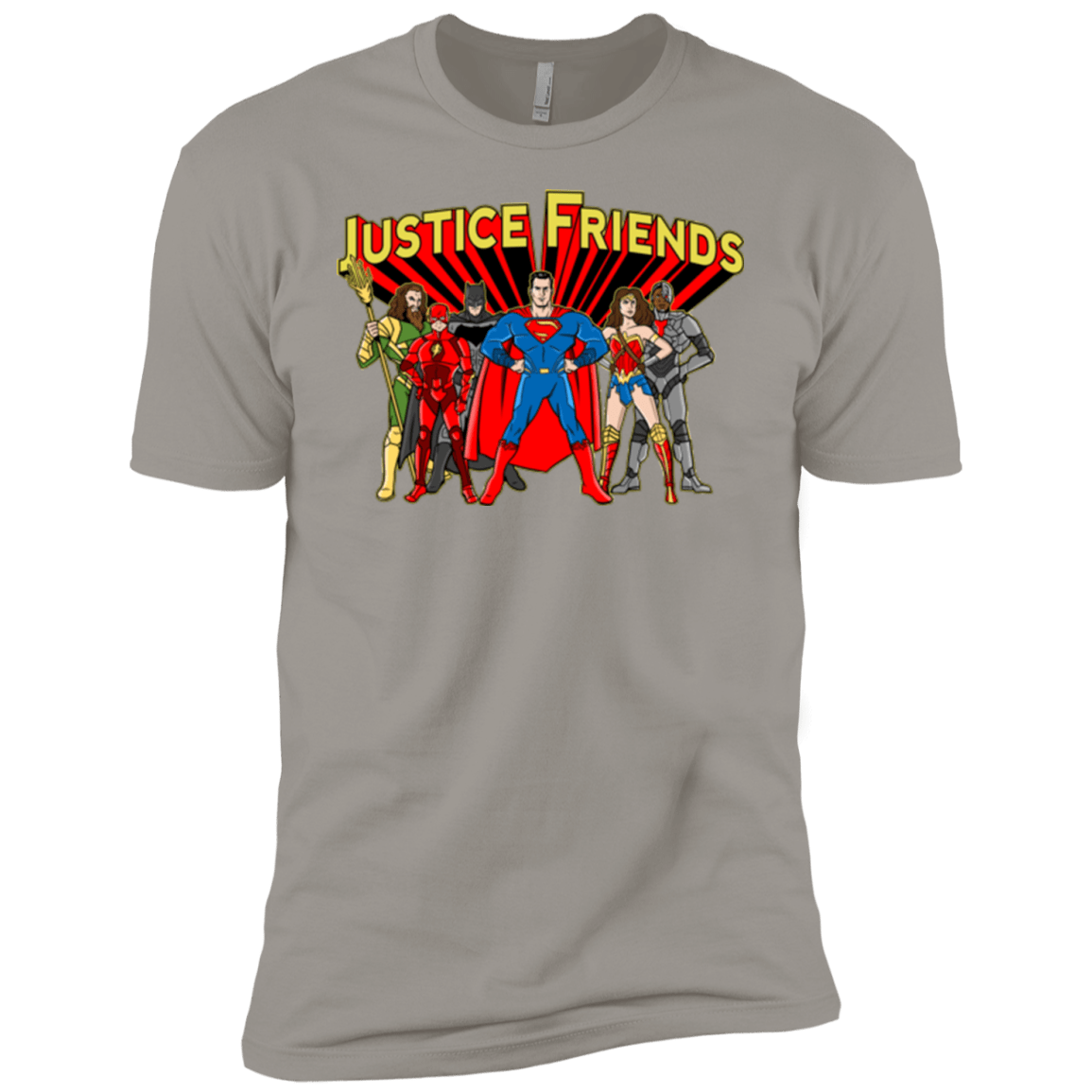 T-Shirts Light Grey / YXS Justice Friends Boys Premium T-Shirt