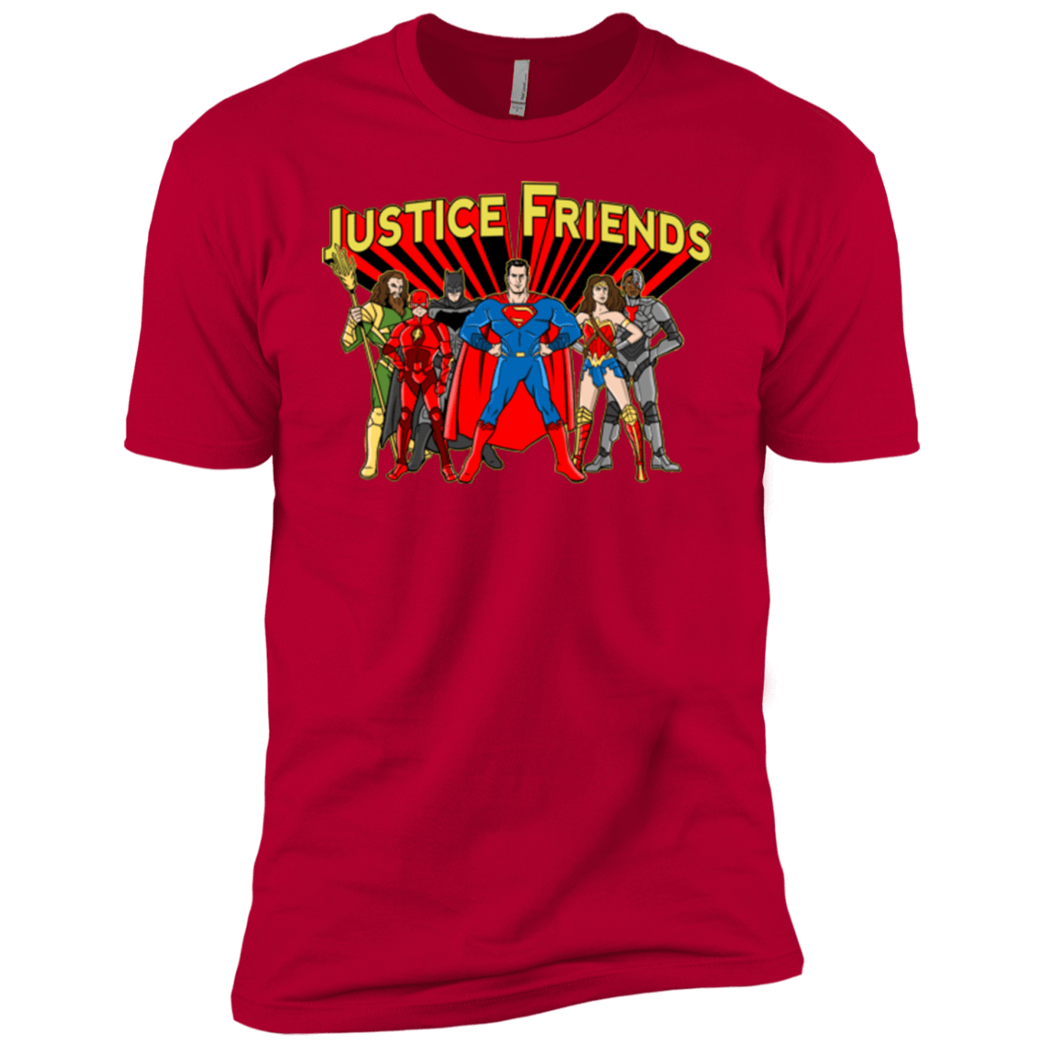T-Shirts Red / YXS Justice Friends Boys Premium T-Shirt