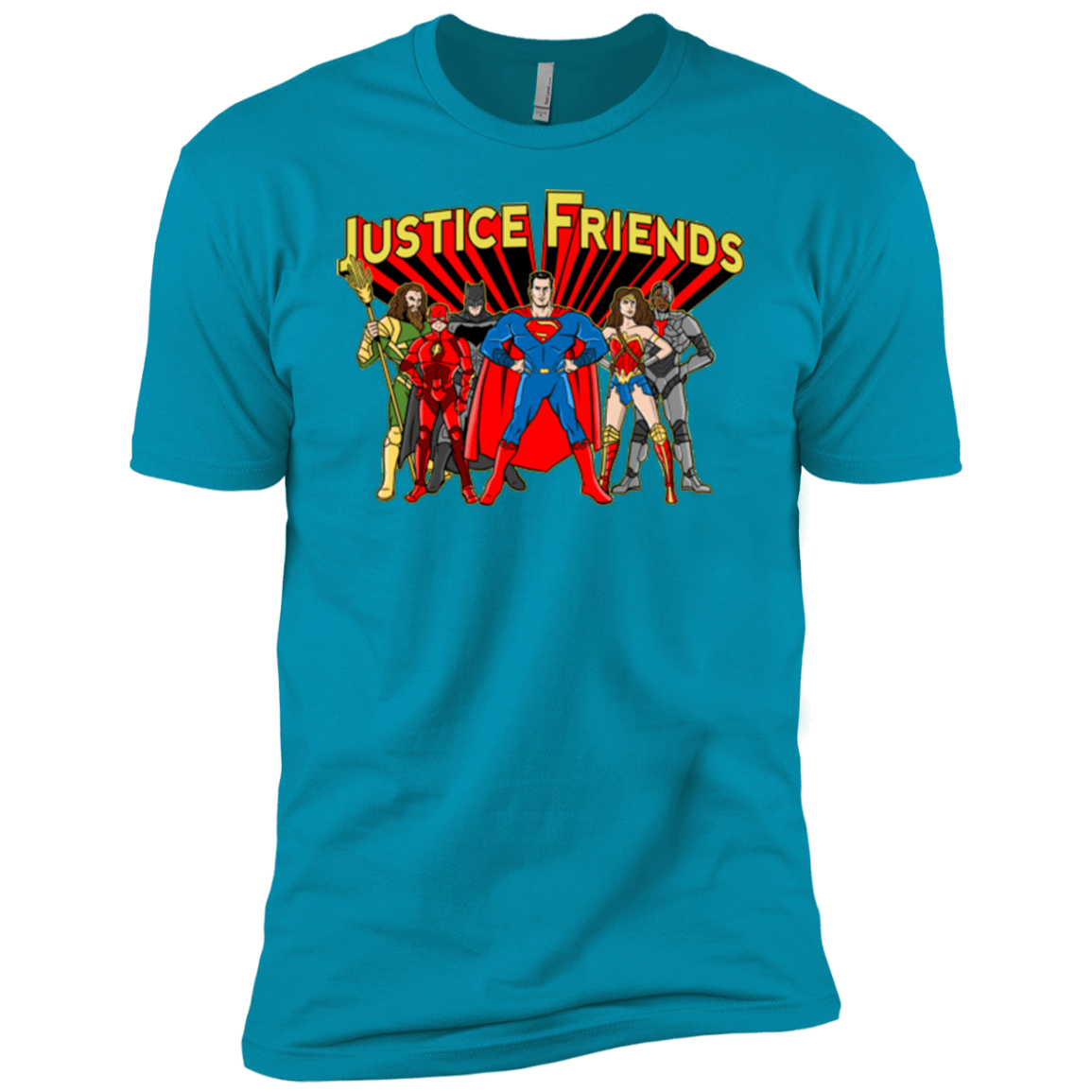 T-Shirts Turquoise / YXS Justice Friends Boys Premium T-Shirt