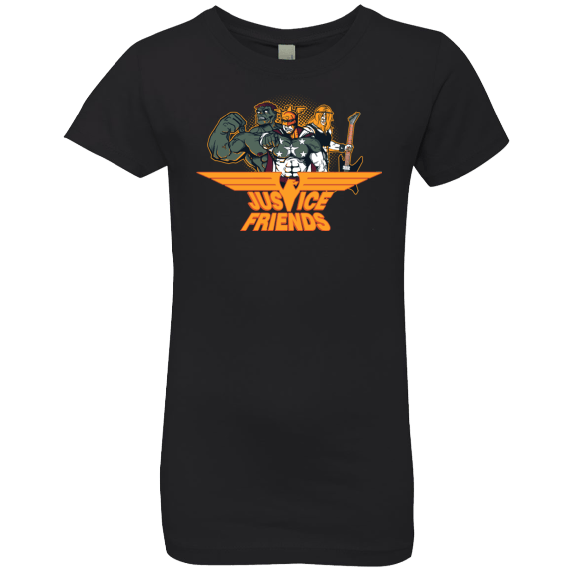 T-Shirts Black / YXS Justice Friends Girls Premium T-Shirt
