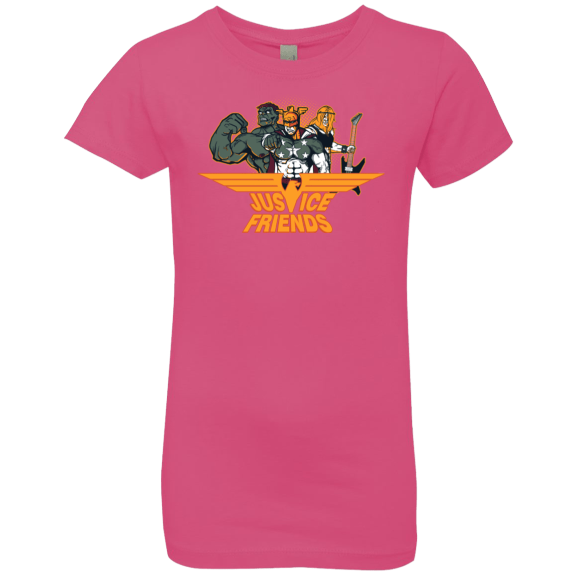 T-Shirts Hot Pink / YXS Justice Friends Girls Premium T-Shirt