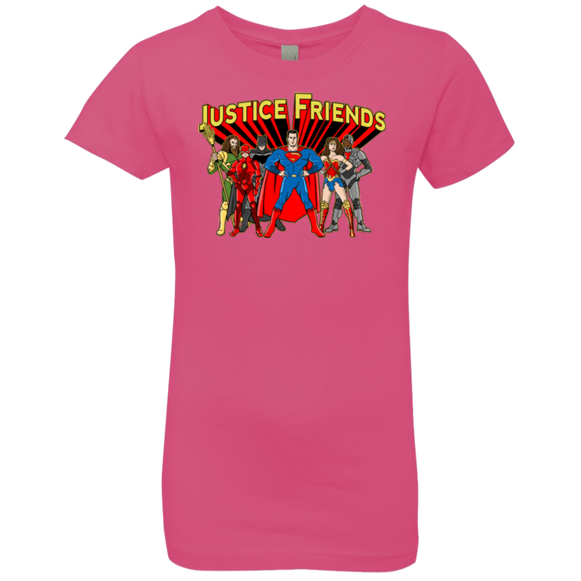 T-Shirts Hot Pink / YXS Justice Friends Girls Premium T-Shirt