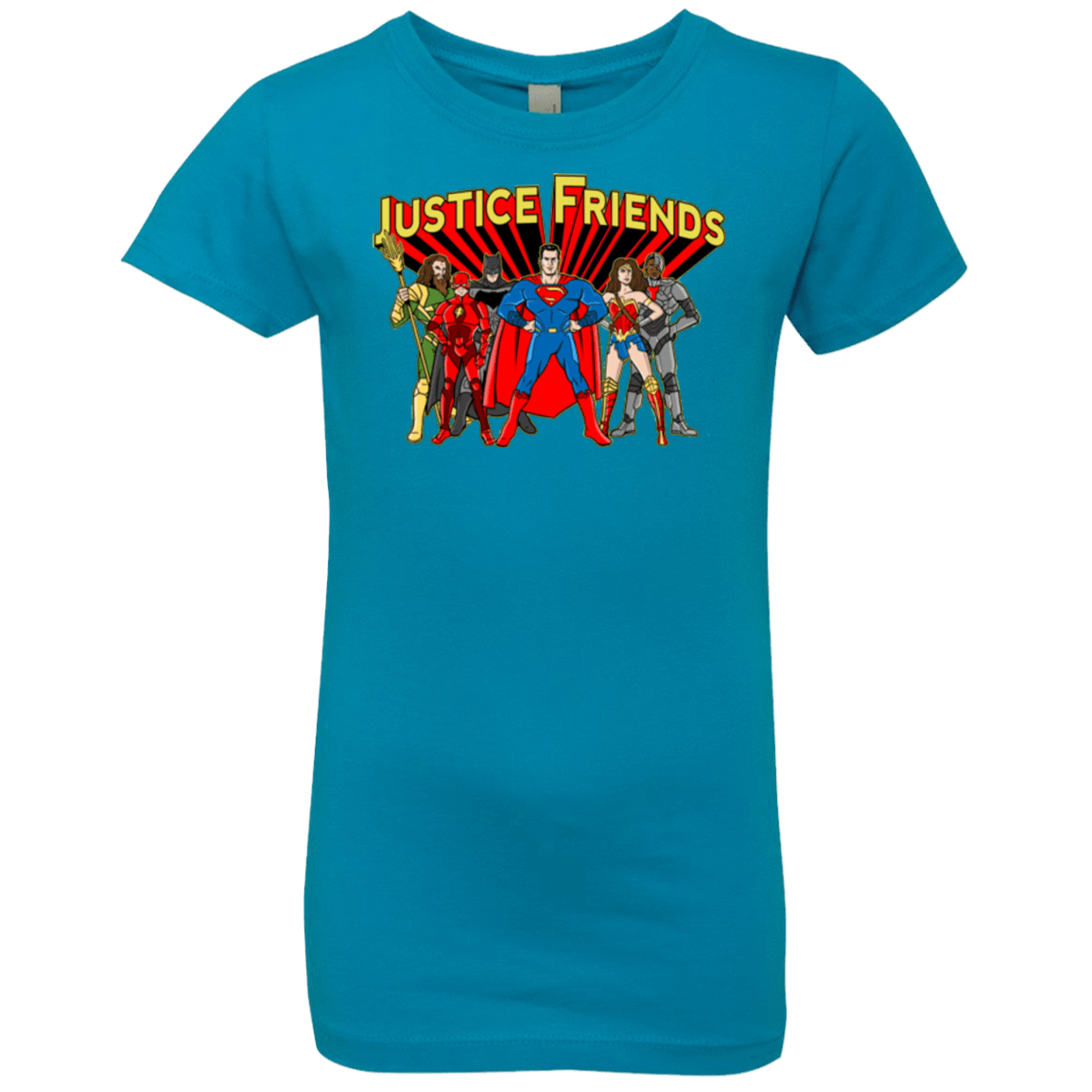 T-Shirts Turquoise / YXS Justice Friends Girls Premium T-Shirt
