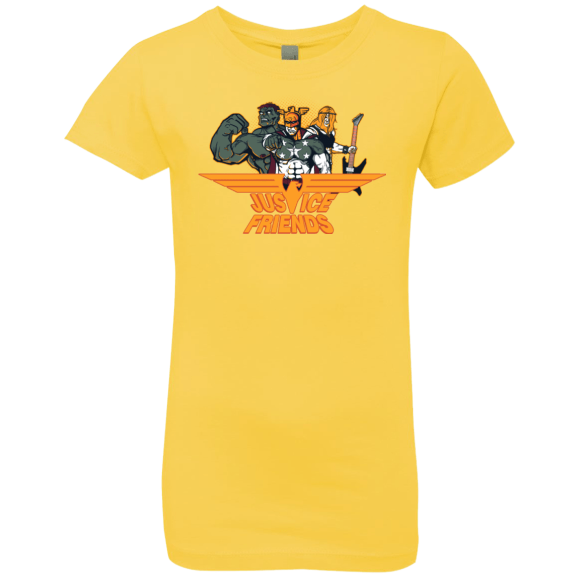 T-Shirts Vibrant Yellow / YXS Justice Friends Girls Premium T-Shirt