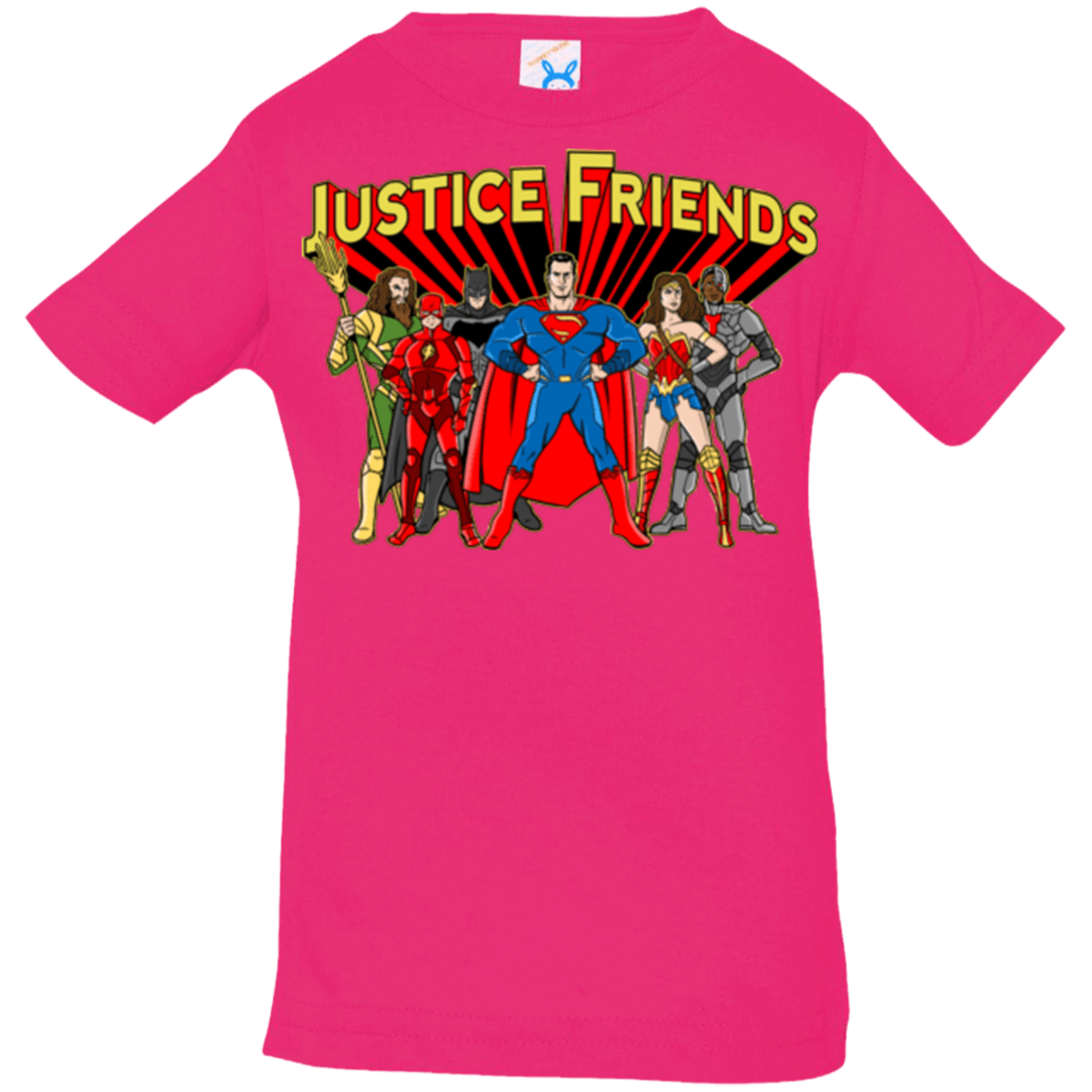 T-Shirts Hot Pink / 6 Months Justice Friends Infant PremiumT-Shirt